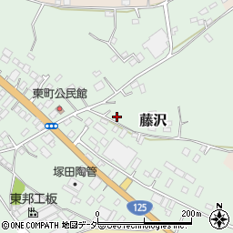 茨城県土浦市藤沢3460-4周辺の地図
