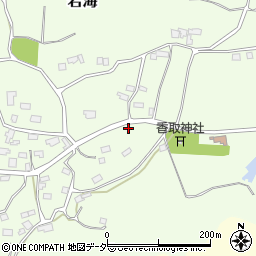 茨城県行方市若海663周辺の地図