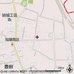 茨城県常総市豊田2023周辺の地図