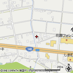 埼玉県深谷市小前田367周辺の地図