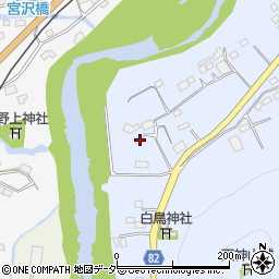 埼玉県秩父郡長瀞町岩田53周辺の地図