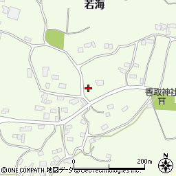 茨城県行方市若海500周辺の地図