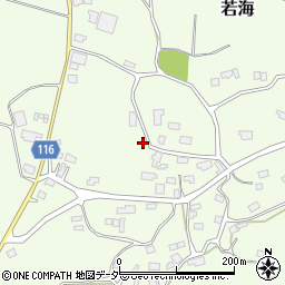 茨城県行方市若海544周辺の地図