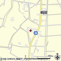 茨城県常総市崎房401周辺の地図