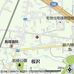 ふかや農業協同組合　寄居桜沢支店周辺の地図