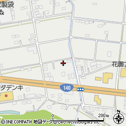 埼玉県深谷市小前田342周辺の地図