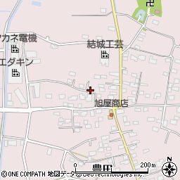 茨城県常総市豊田1609周辺の地図