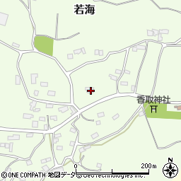 茨城県行方市若海501周辺の地図