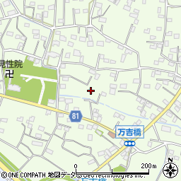 埼玉県熊谷市万吉811周辺の地図