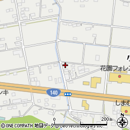 埼玉県深谷市小前田368周辺の地図