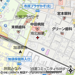 埼北総業株式会社周辺の地図