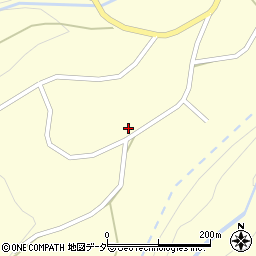長野県松本市安曇大野川周辺の地図