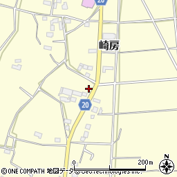 茨城県常総市崎房404周辺の地図