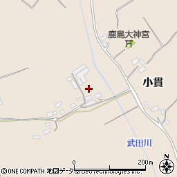 茨城県行方市小貫138-2周辺の地図