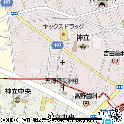 茨城千代田農協　農産物直売所周辺の地図