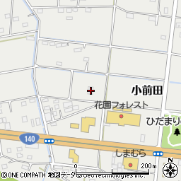 埼玉県深谷市小前田360周辺の地図