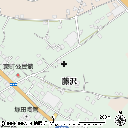 茨城県土浦市藤沢3457-1周辺の地図