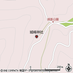 城峰神社周辺の地図