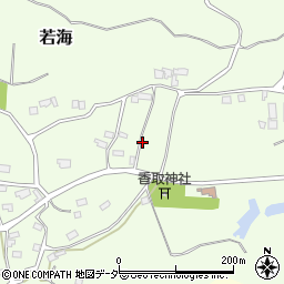 茨城県行方市若海478周辺の地図