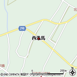 長野県東筑摩郡朝日村西洗馬周辺の地図