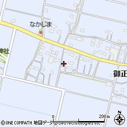 埼玉県熊谷市御正新田491周辺の地図