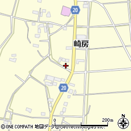 茨城県常総市崎房376周辺の地図