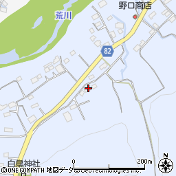 埼玉県秩父郡長瀞町岩田157周辺の地図