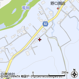 埼玉県秩父郡長瀞町岩田156周辺の地図