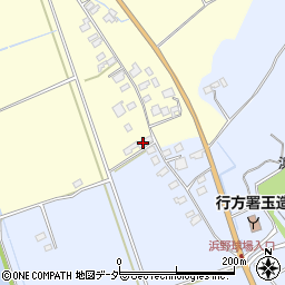 茨城県行方市八木蒔372周辺の地図