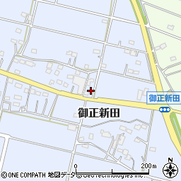 埼玉県熊谷市御正新田10周辺の地図