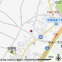 茨城県土浦市中貫1905周辺の地図
