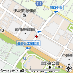 埼玉県加須市豊野台周辺の地図