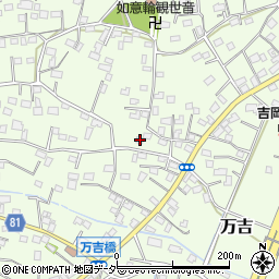 埼玉県熊谷市万吉761-1周辺の地図