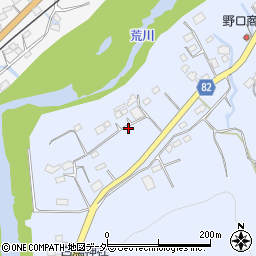 埼玉県秩父郡長瀞町岩田88周辺の地図
