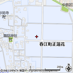 福井県坂井市春江町正蓮花周辺の地図