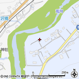 埼玉県秩父郡長瀞町岩田71周辺の地図