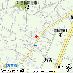 埼玉県熊谷市万吉736周辺の地図