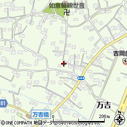 埼玉県熊谷市万吉761-2周辺の地図