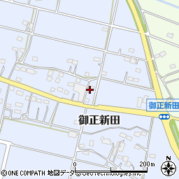 埼玉県熊谷市御正新田412周辺の地図