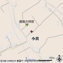 茨城県行方市小貫1022-2周辺の地図