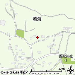 茨城県行方市若海515-1周辺の地図