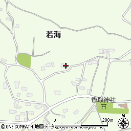 茨城県行方市若海513周辺の地図