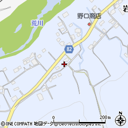 埼玉県秩父郡長瀞町岩田111周辺の地図