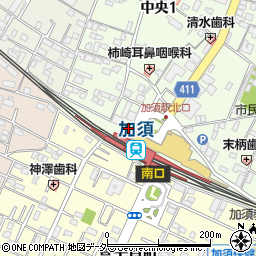三井住友銀行加須駅前 ＡＴＭ周辺の地図