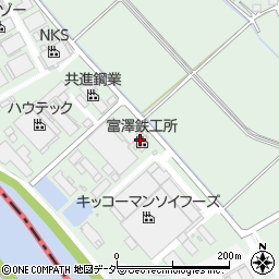 富澤鉄工所周辺の地図