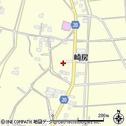 茨城県常総市崎房383周辺の地図