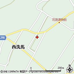 長野県東筑摩郡朝日村西洗馬1379-1周辺の地図