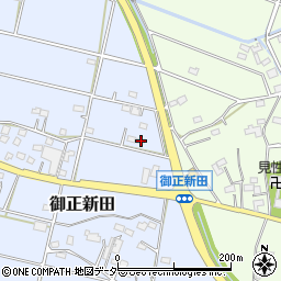 埼玉県熊谷市御正新田18周辺の地図