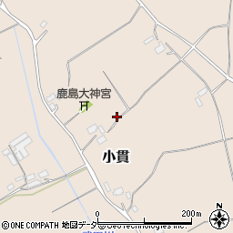 茨城県行方市小貫1022周辺の地図
