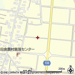 茨城県つくば市田倉周辺の地図